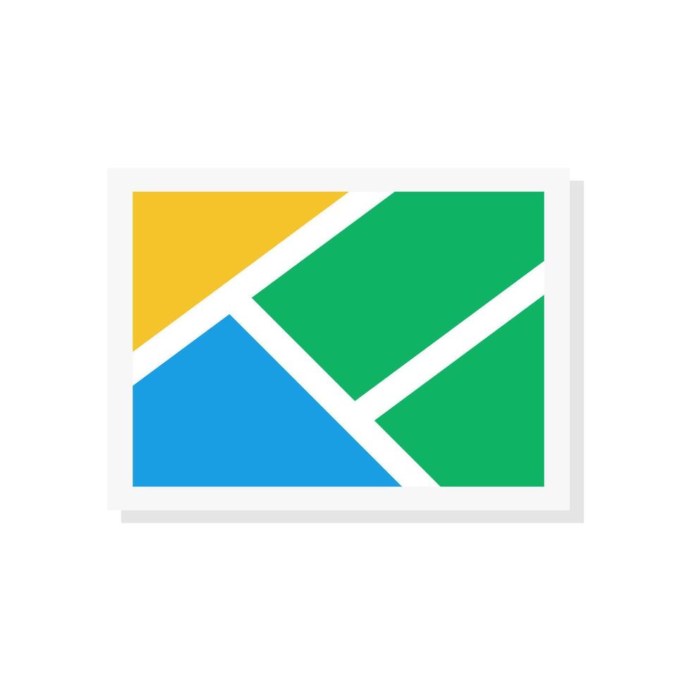 Map, geo locate, pointer icon. Map icon on white background vector