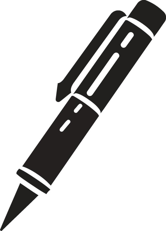 Pen icon. Pen logo vector