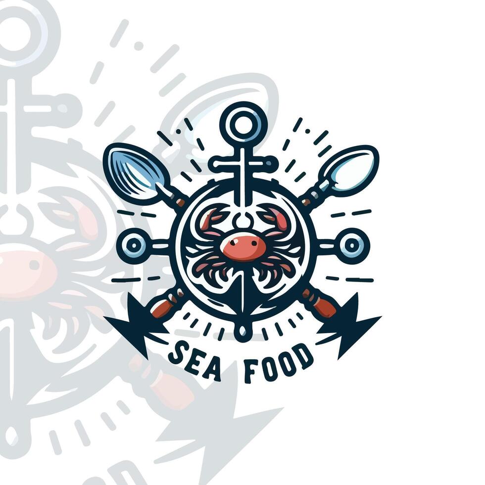 Sea Side Seafood Restaurant Logo Design 47930090 Vector Art at Vecteezy