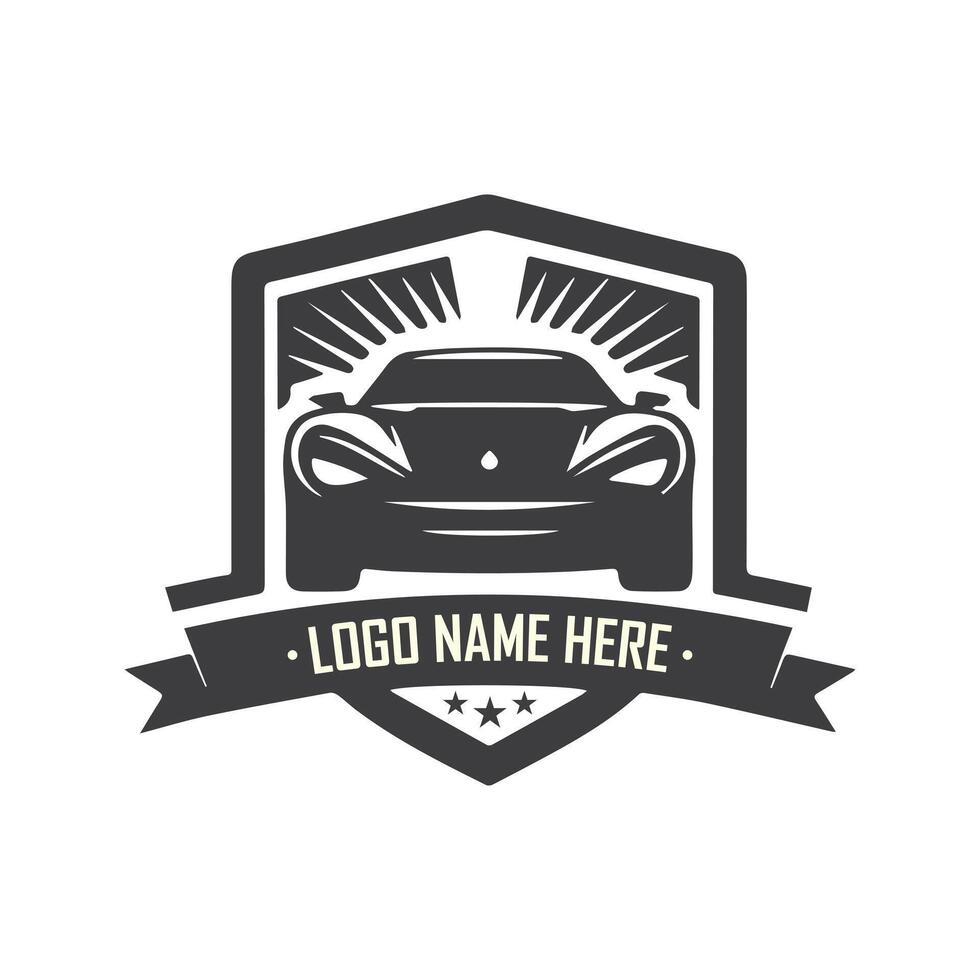 speed car logo design for super fast car company vector