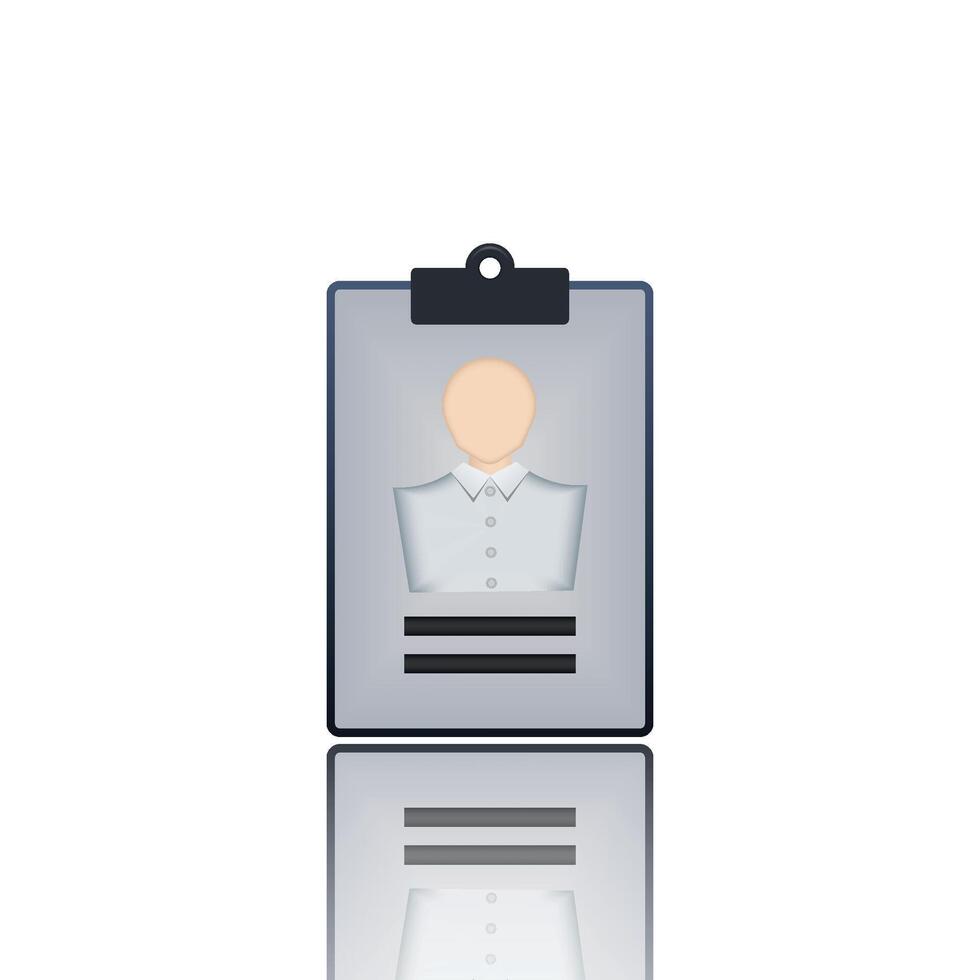 ID Card, Profiles, Person vector