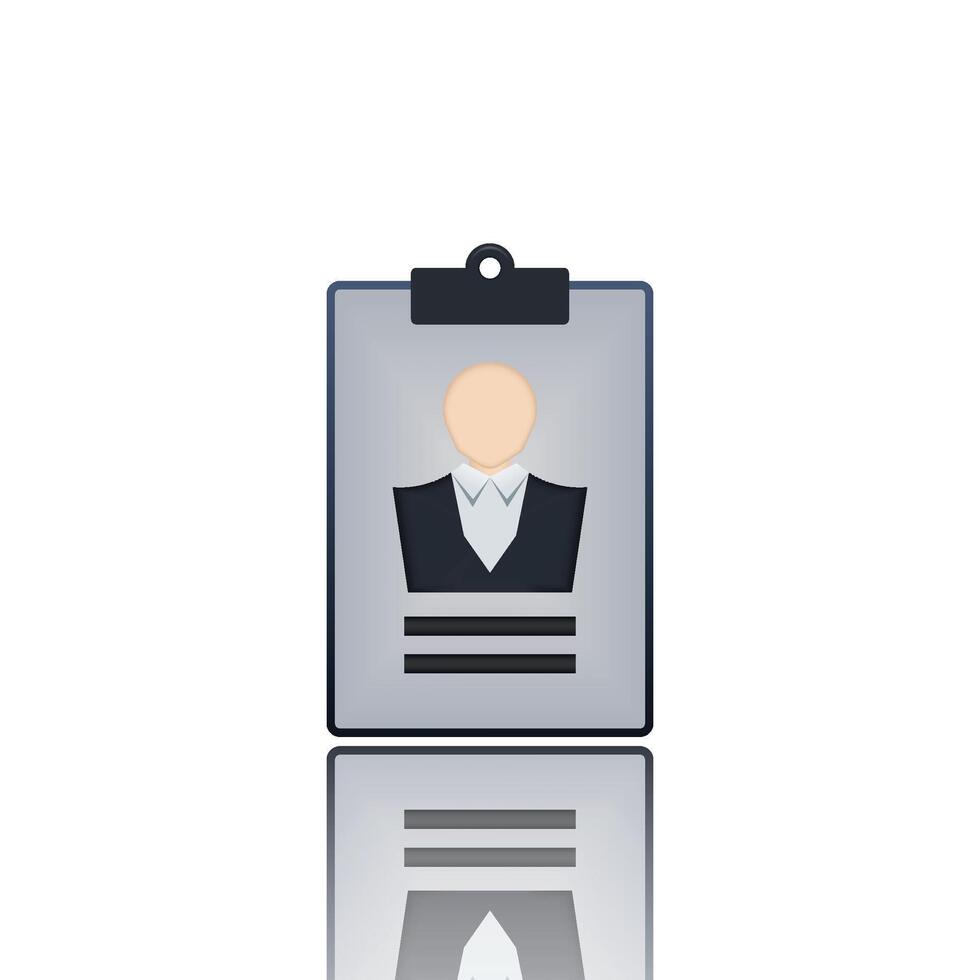 ID Card, Profiles, Person vector