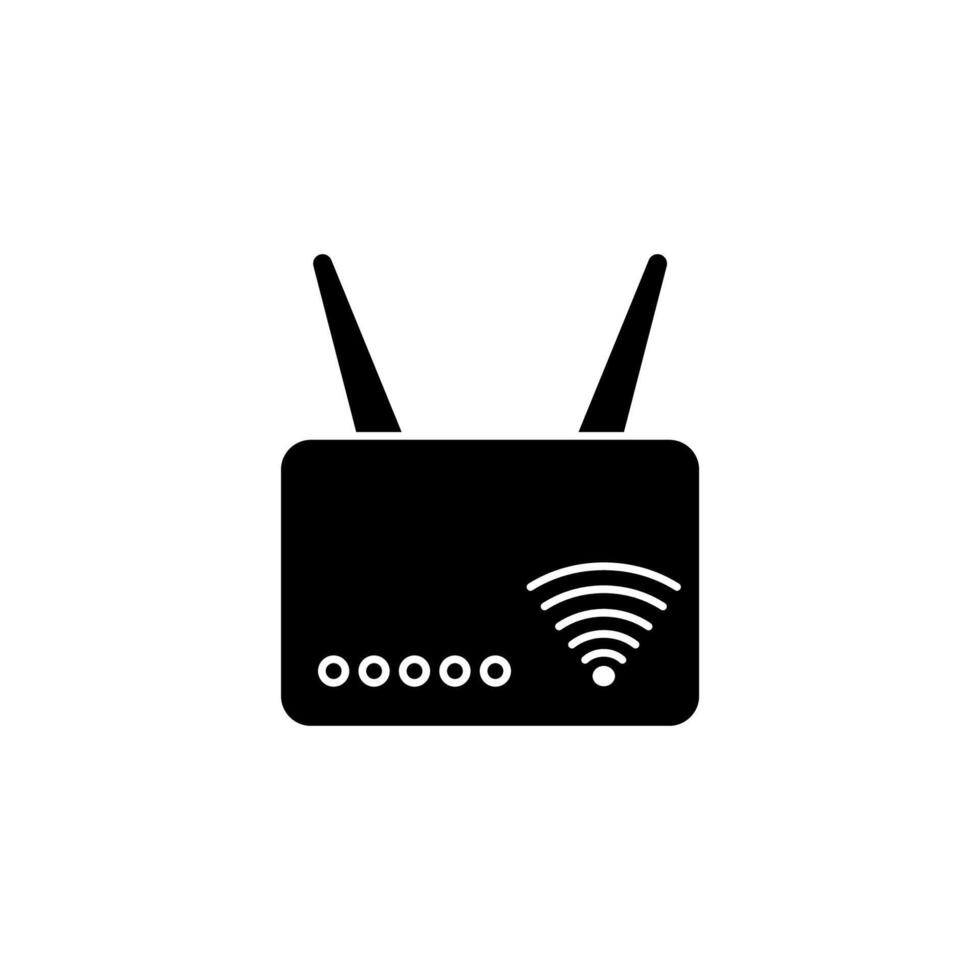 wifi router concept line icon. Simple element illustration. wifi router concept outline symbol design. vector
