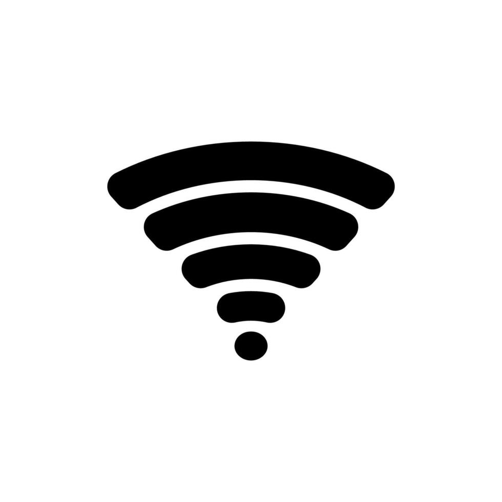 Wifi concept line icon. Simple element illustration. Wifi concept outline symbol design. vector
