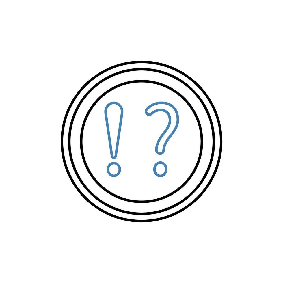 disbelief concept line icon. Simple element illustration. disbelief concept outline symbol design. vector