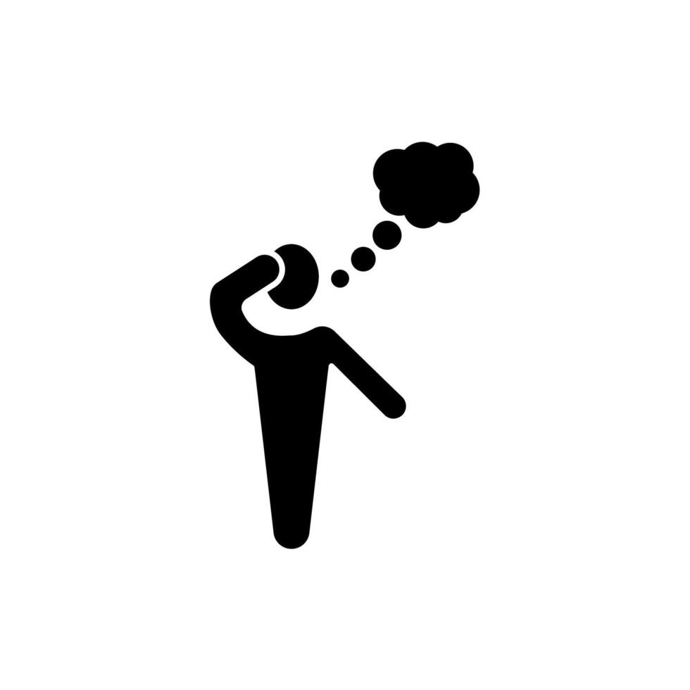 perplexed concept line icon. Simple element illustration. perplexed concept outline symbol design. vector