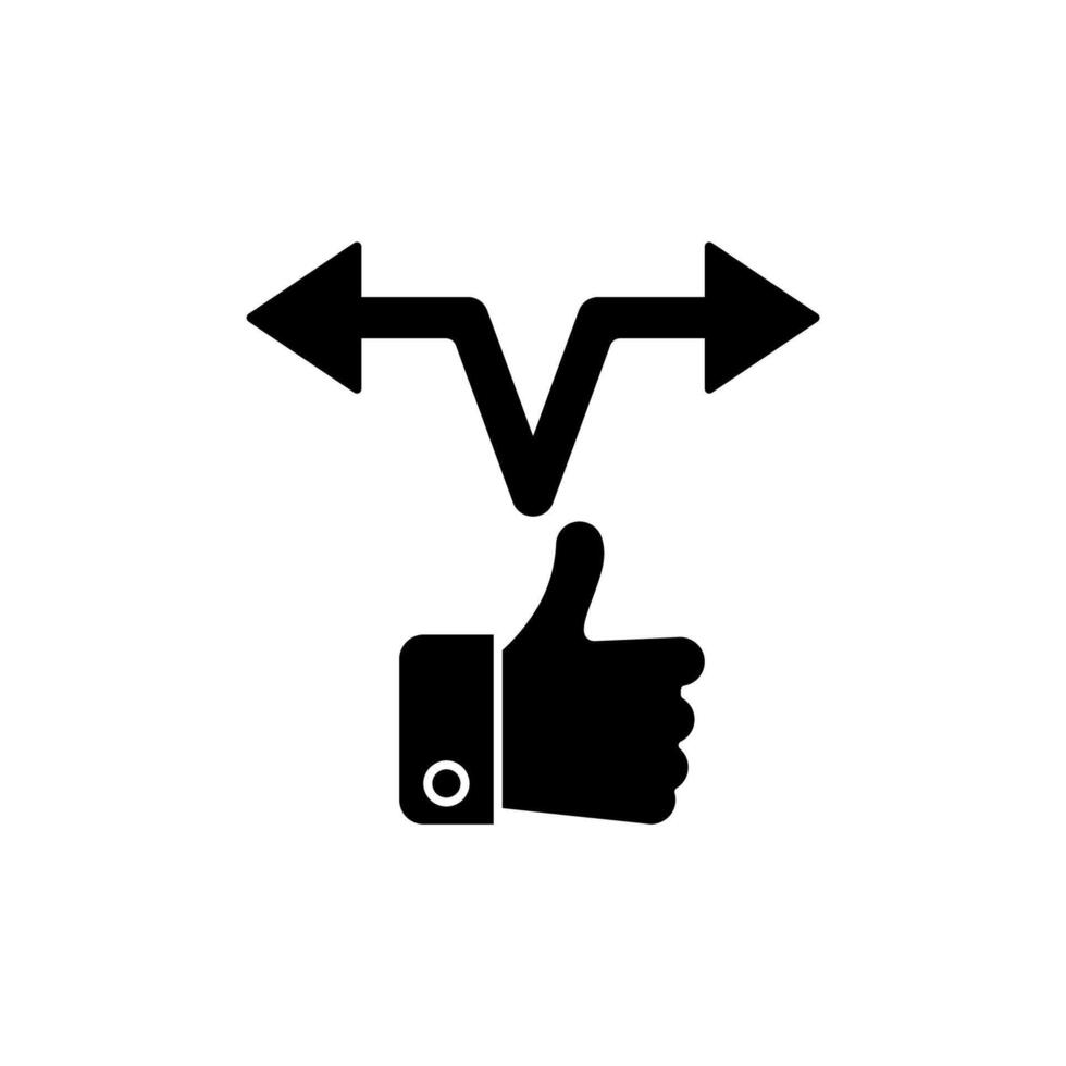 ambiguity concept line icon. Simple element illustration. ambiguity concept outline symbol design. vector