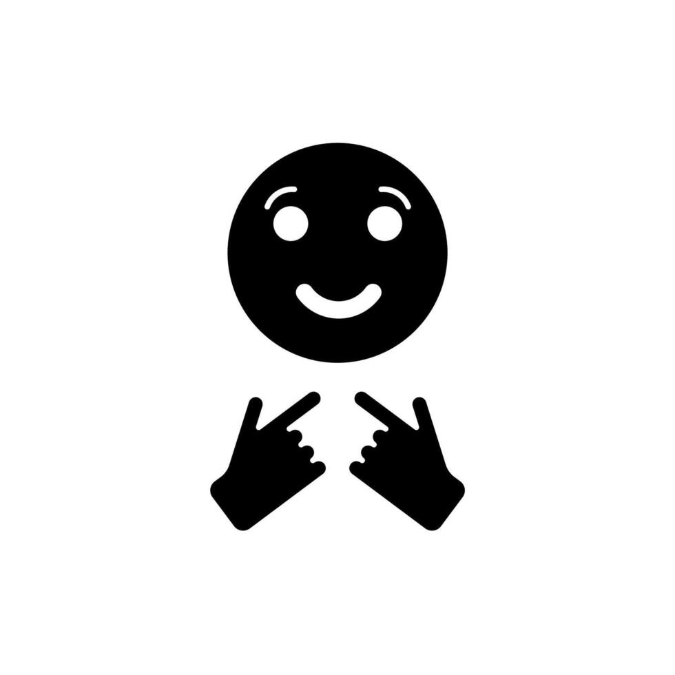 shy concept line icon. Simple element illustration. shy concept outline symbol design. vector