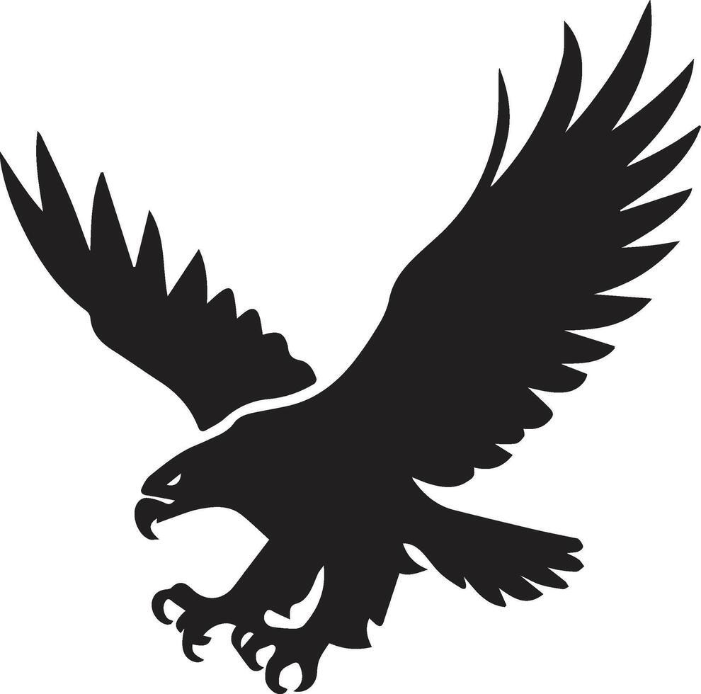Bird black illustration vector