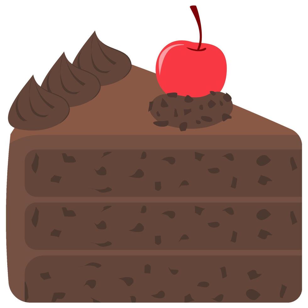 dessert, sweet, cake, slice vector