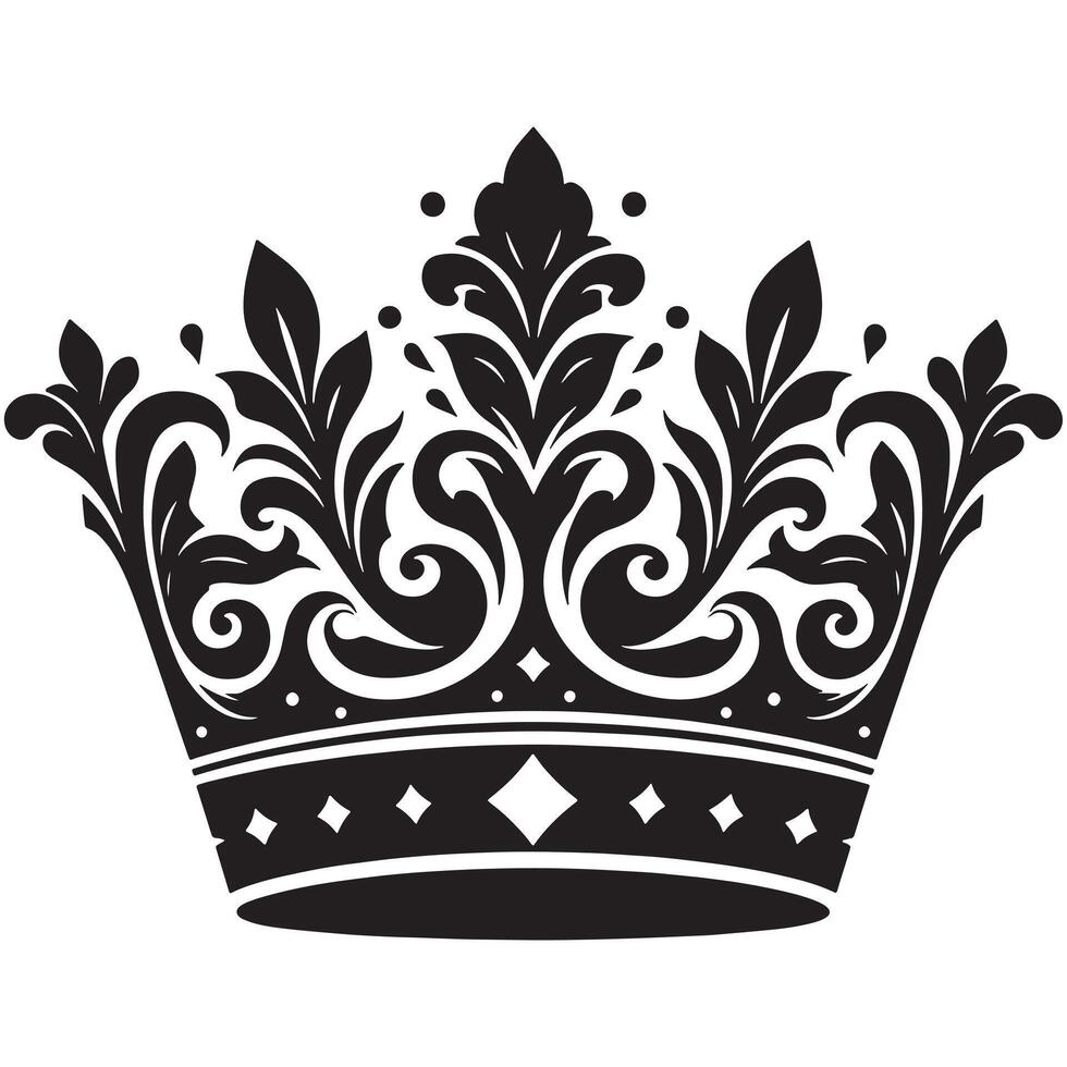 A Stark Crown Portrait vector