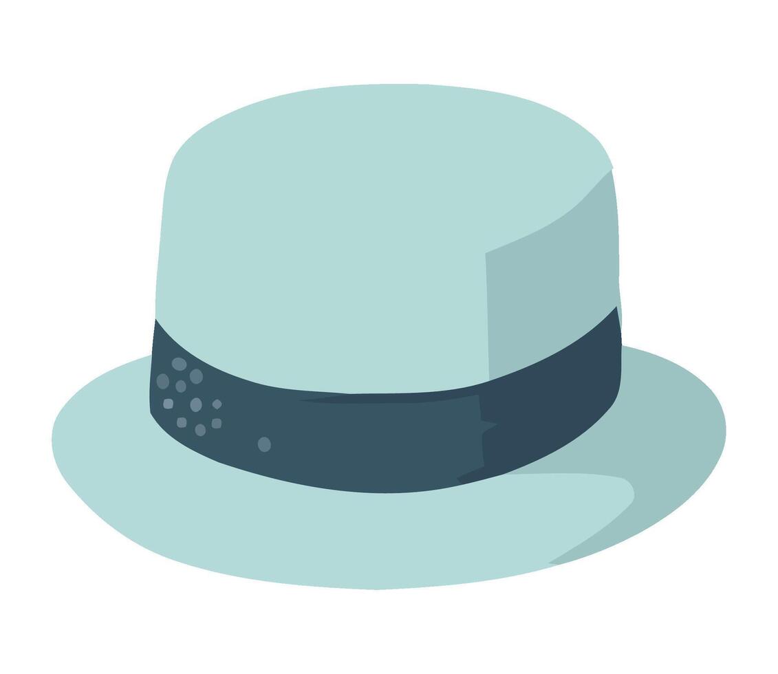 Fashionable men fedora, a symbol of elegance icon isolated vector