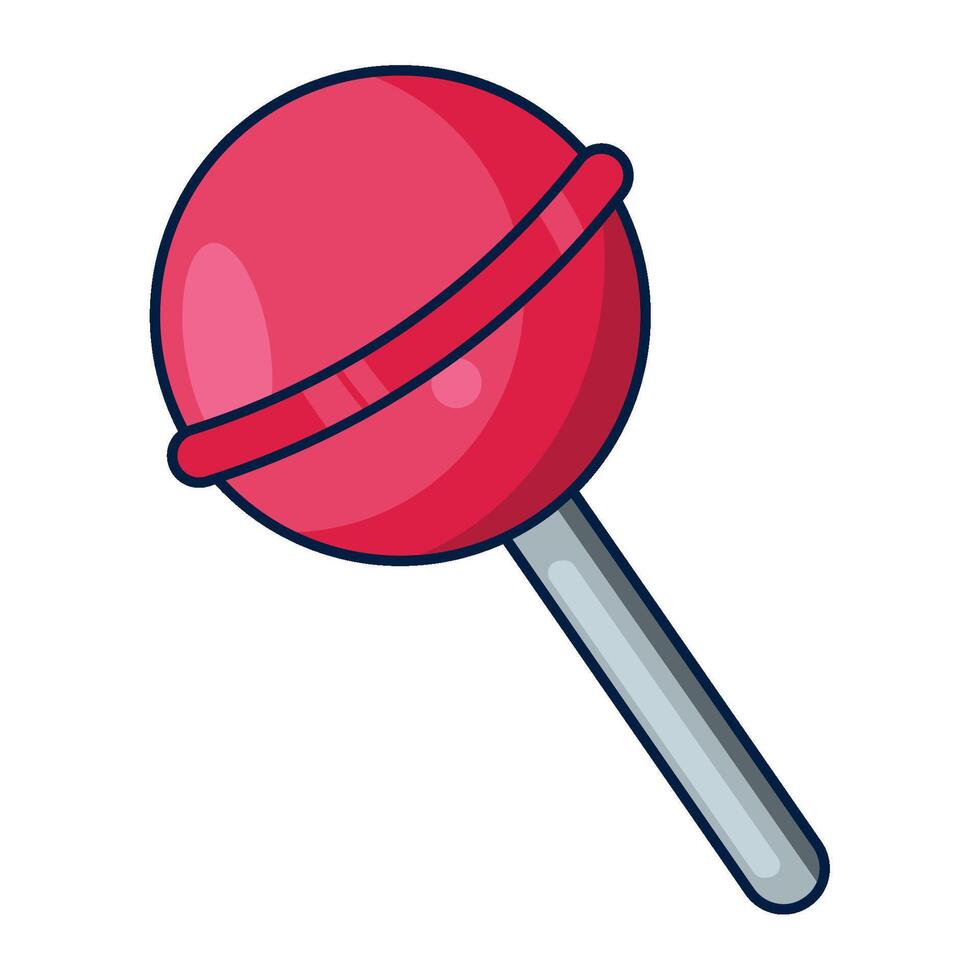 nineties pop art style candy icon isolated vector