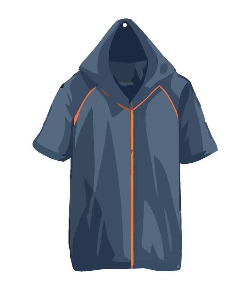 Modern men winter fashion in blue icon isolated vector