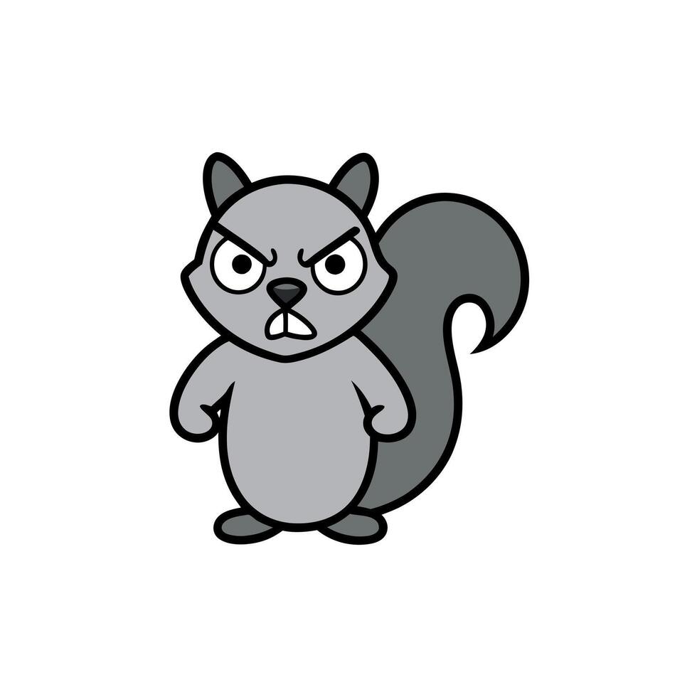 Eastern Woodrat mouse cries icon vector