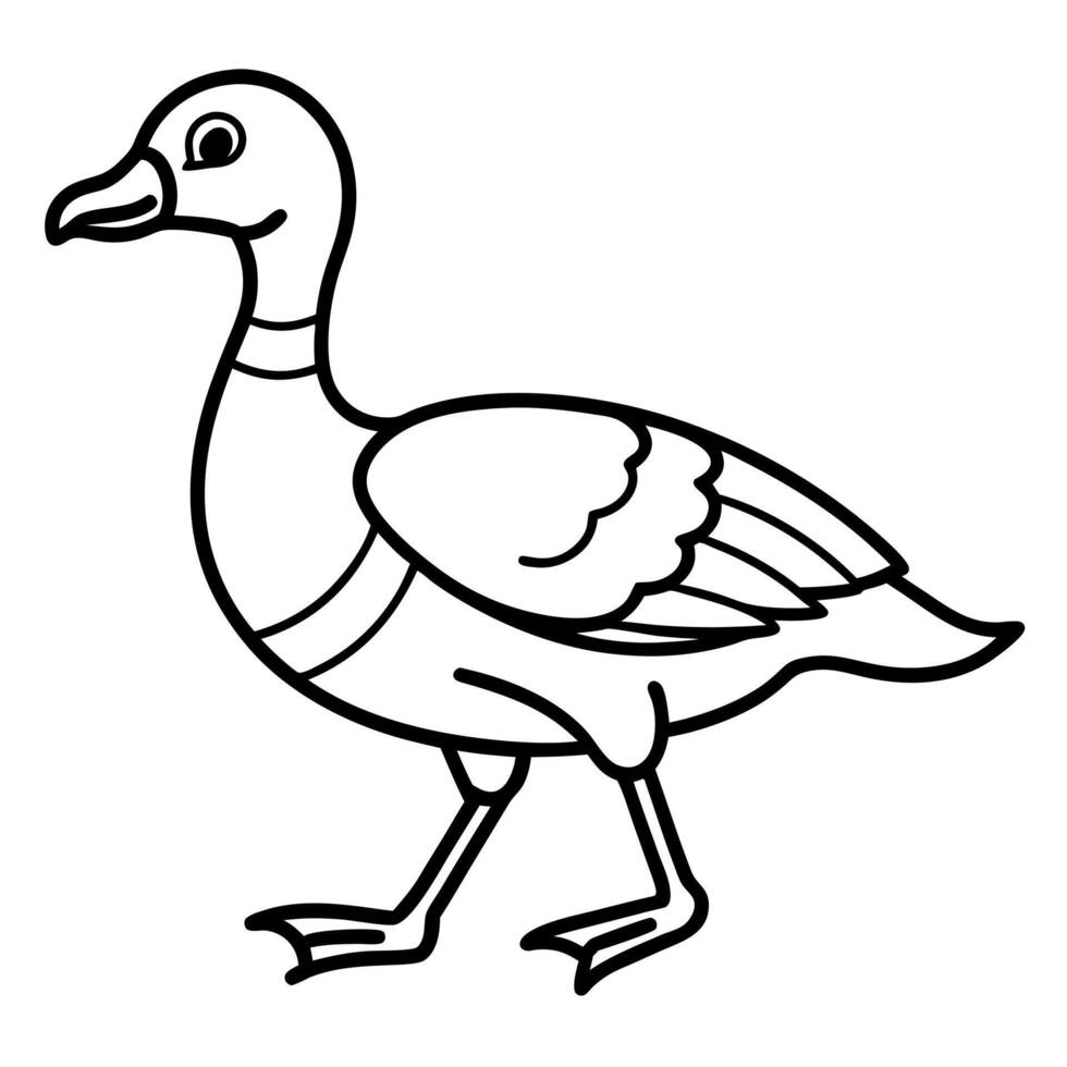Egyptian Goose runs icon vector