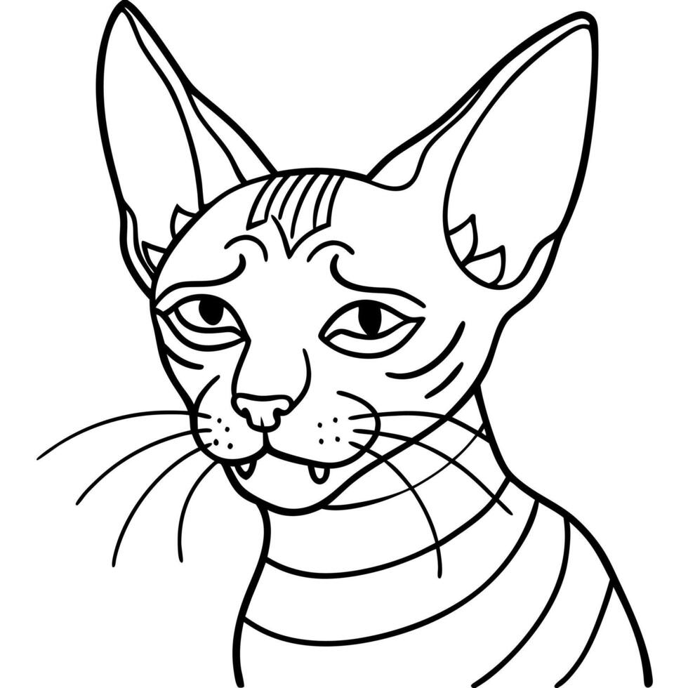 Egyptian Mau cat cries icon vector