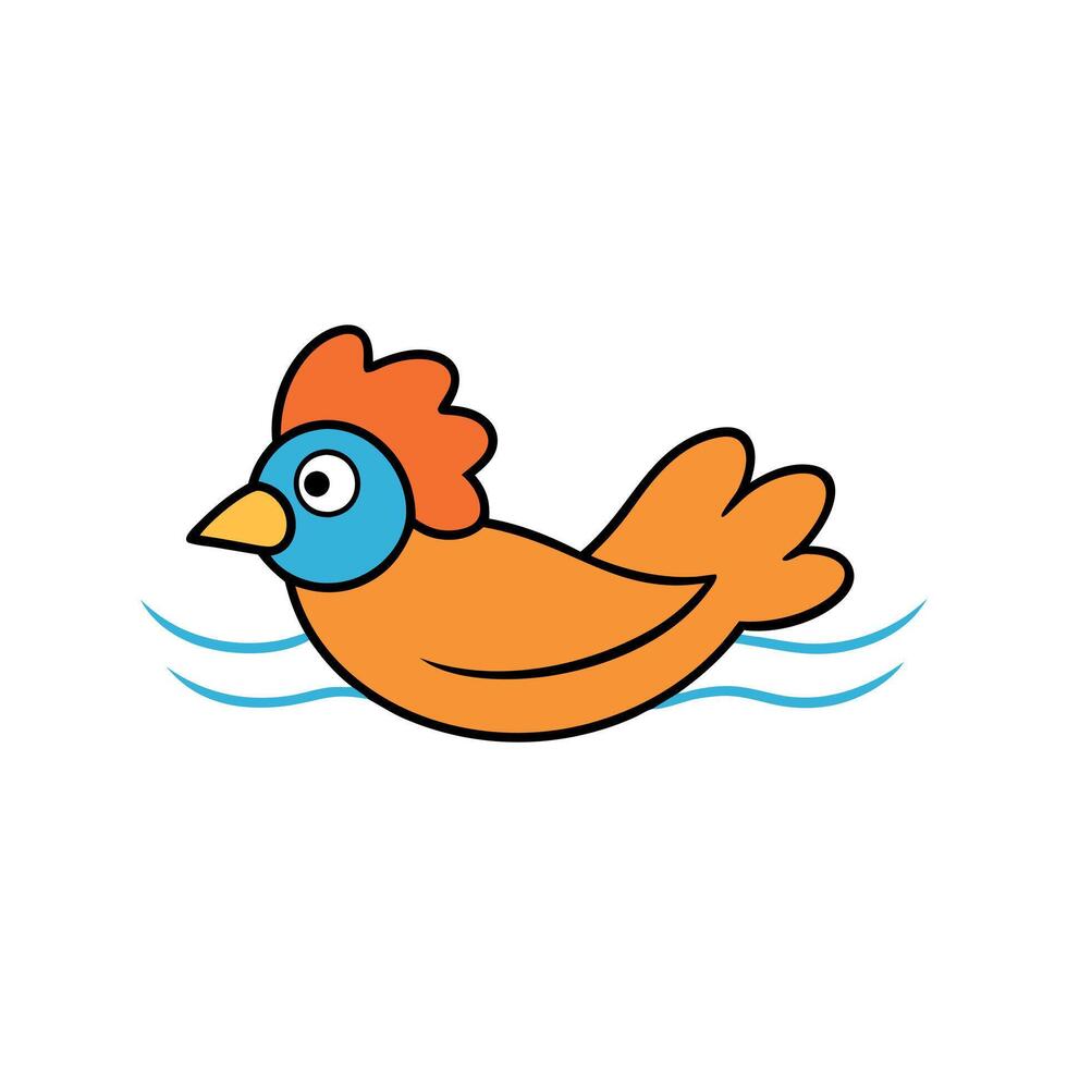 Elf Owl bird looks icon vector