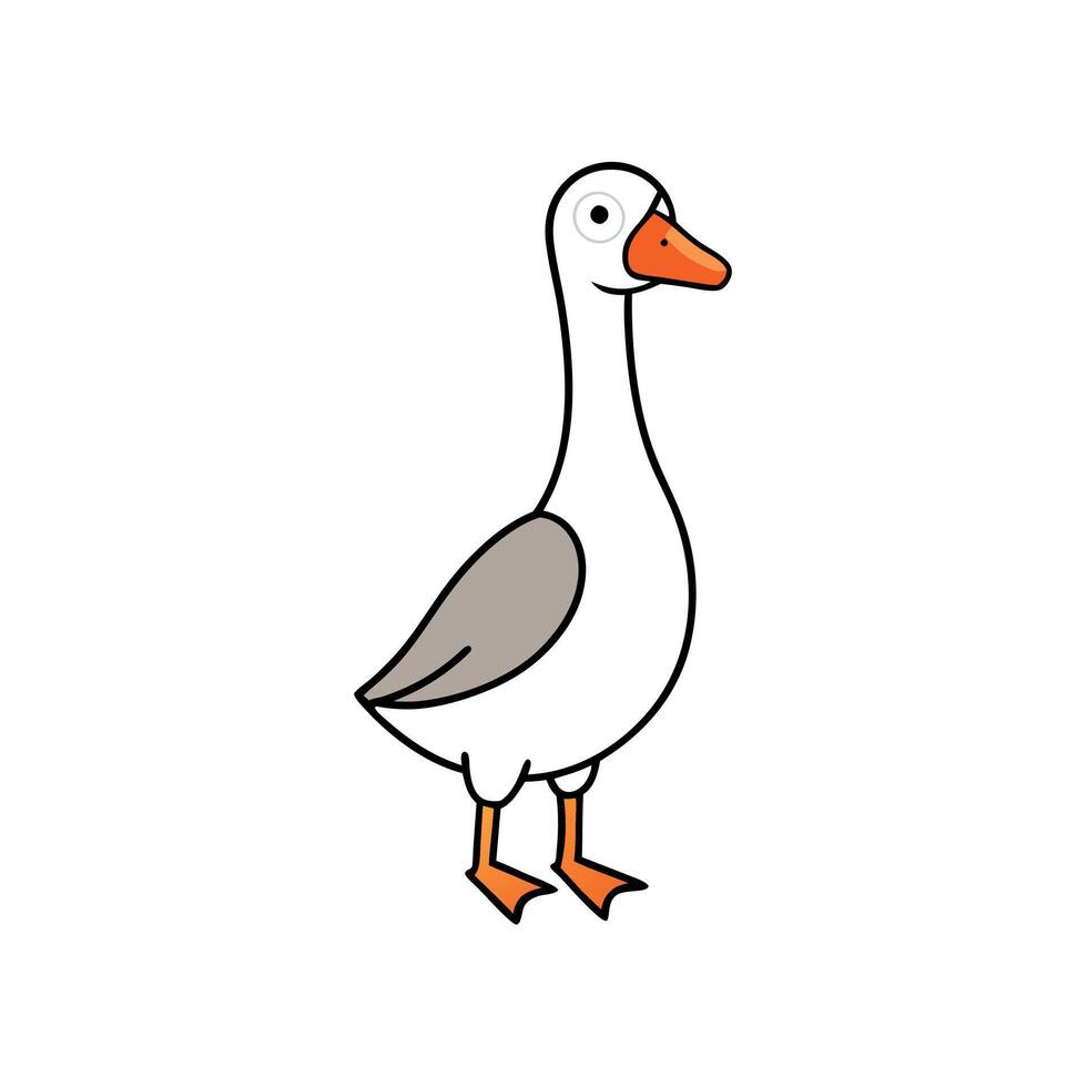 Emperor Goose looks icon vector