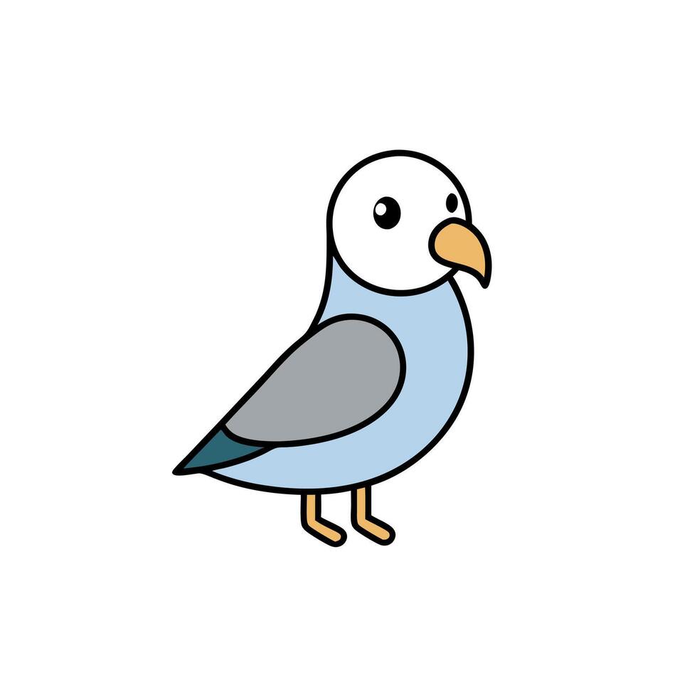 Emperor Goose reading icon vector