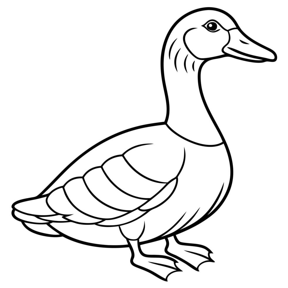 Emperor Goose sits icon vector