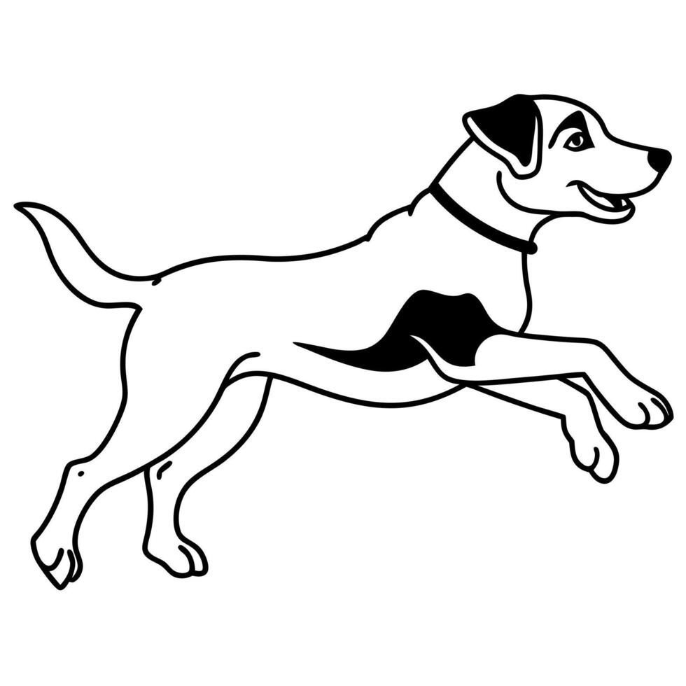 Entlebucher Mountain Dog jumps icon vector