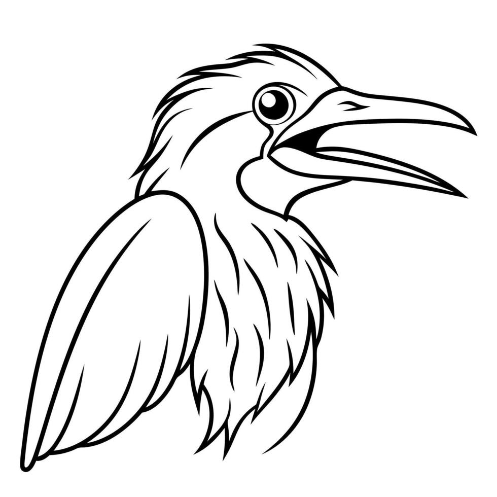 European Starling bird screams icon vector