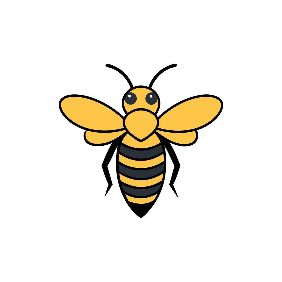 Executioner Wasp bee learns icon vector
