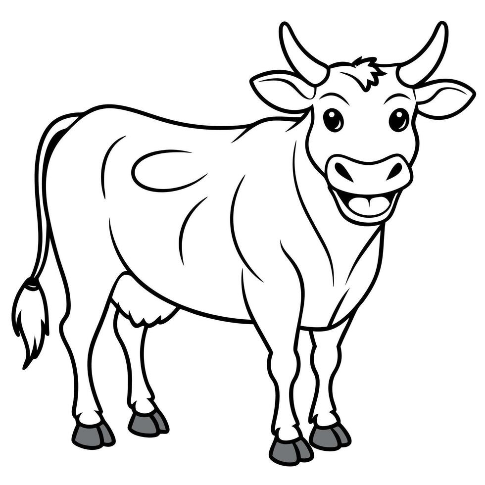 Fallow Deer learns icon vector