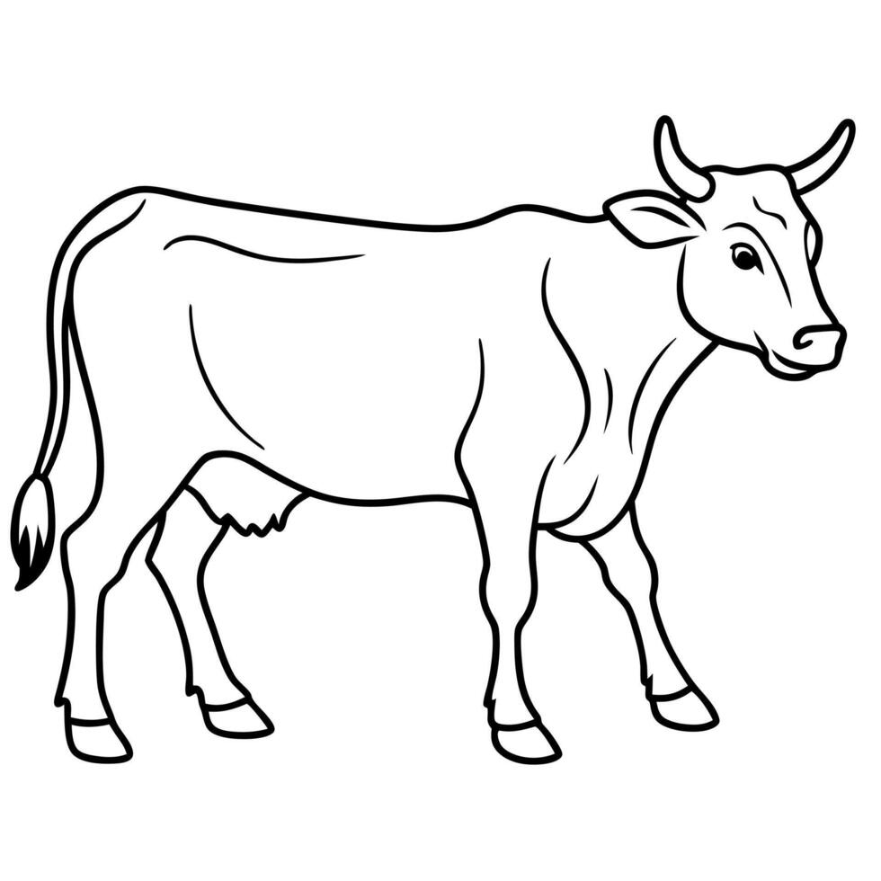 Fallow Deer reading icon vector