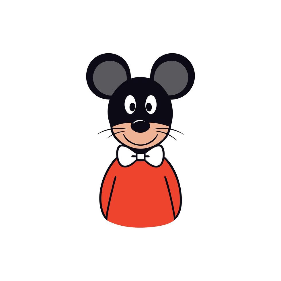 Fancy Mouse goes icon vector