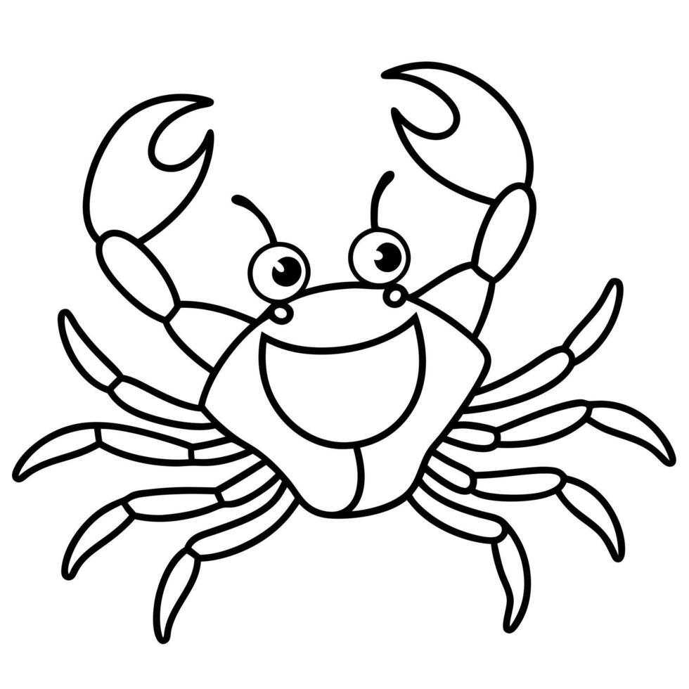 Fiddler Crab jumps icon vector