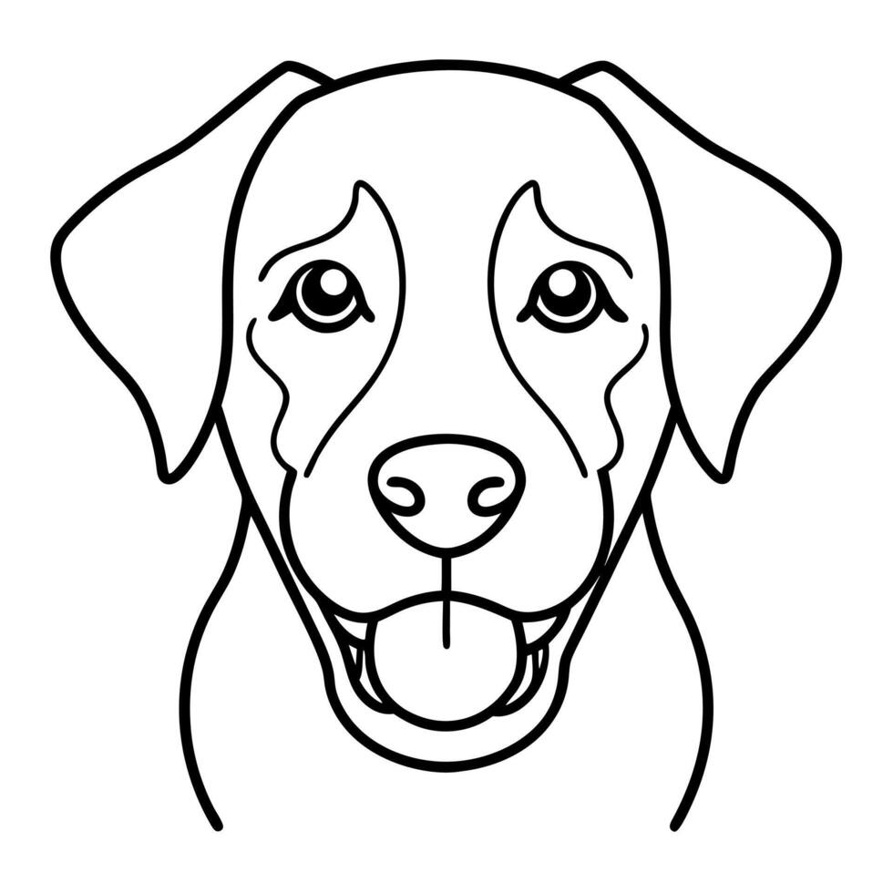Fila Brasileiro dog cries icon vector