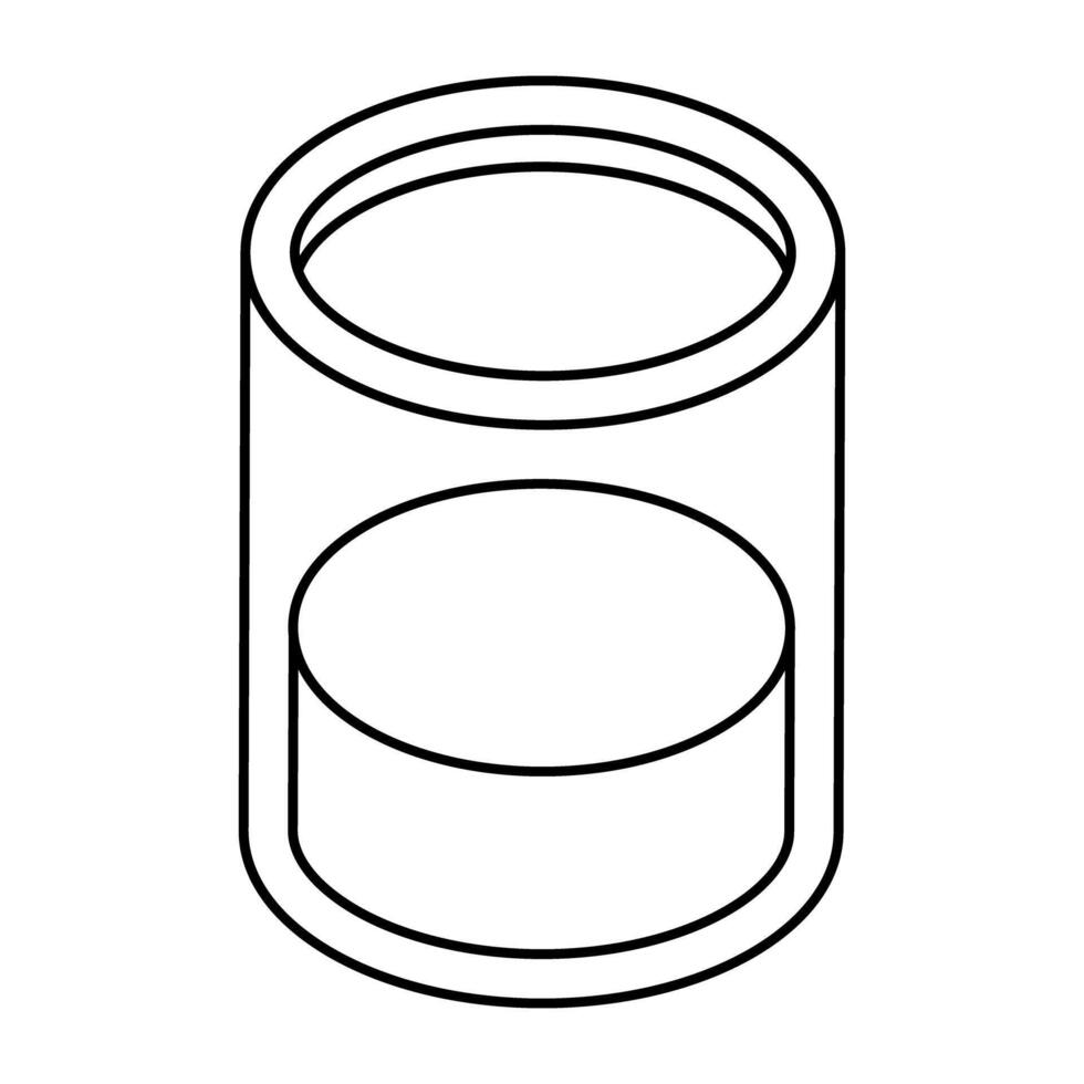 A flat design icon of juice vector
