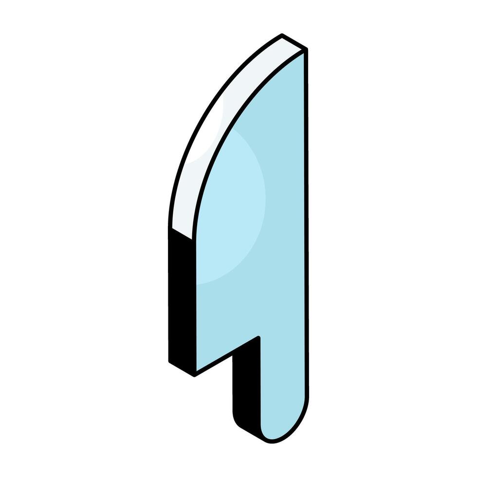 Perfect design icon of chopping knife vector