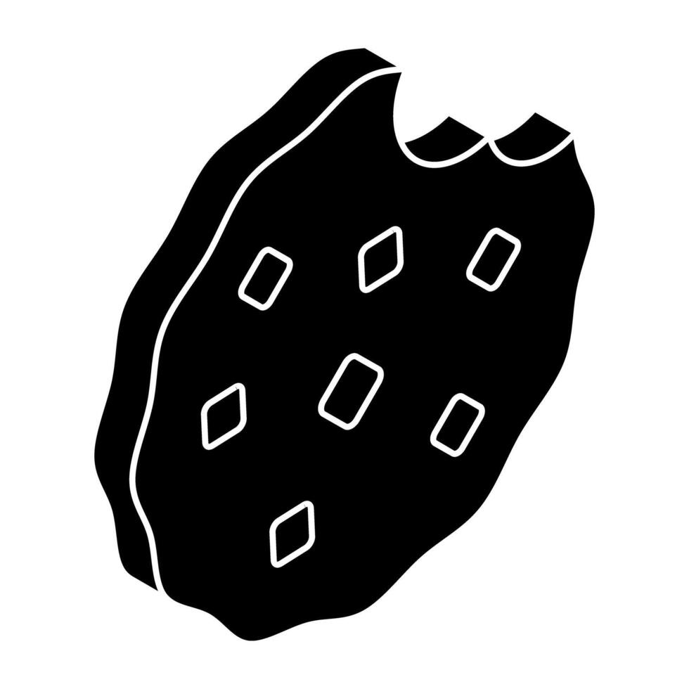 Modern design icon of cookie vector