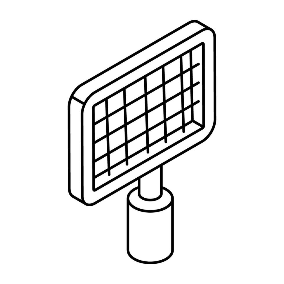 Modern design icon of grill pan vector