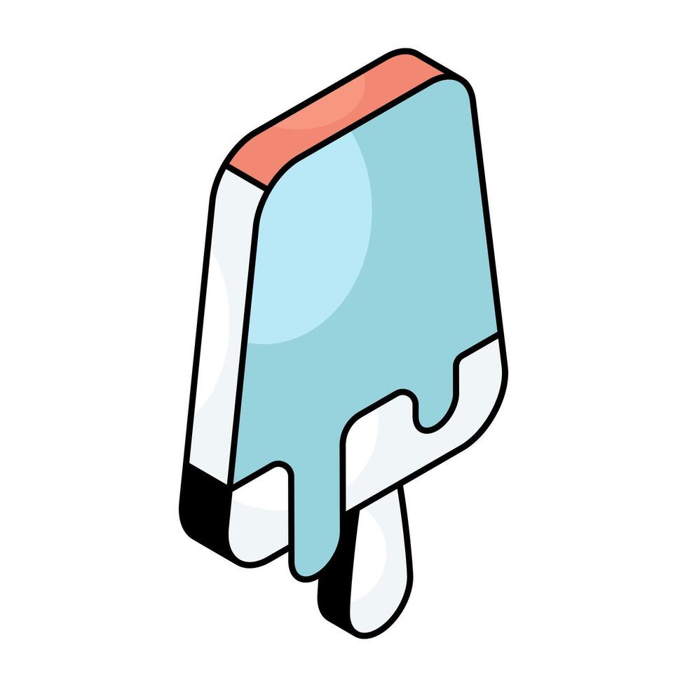 Modern design icon of ice pop vector
