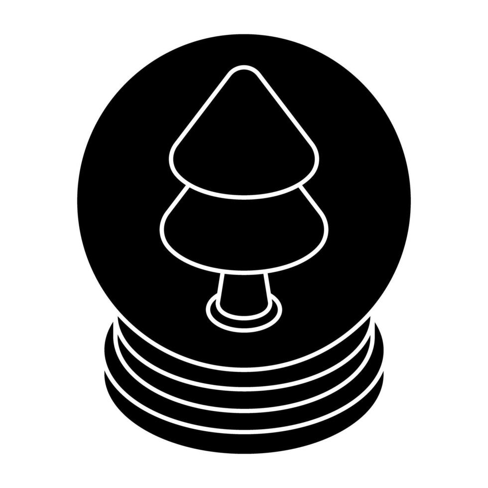 Modern design icon of snow globe vector