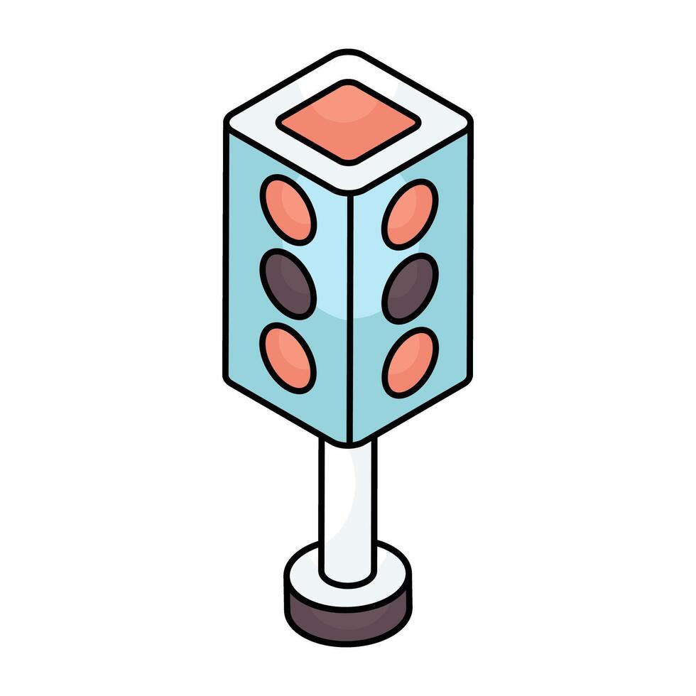 Perfect design icon of traffic signs vector