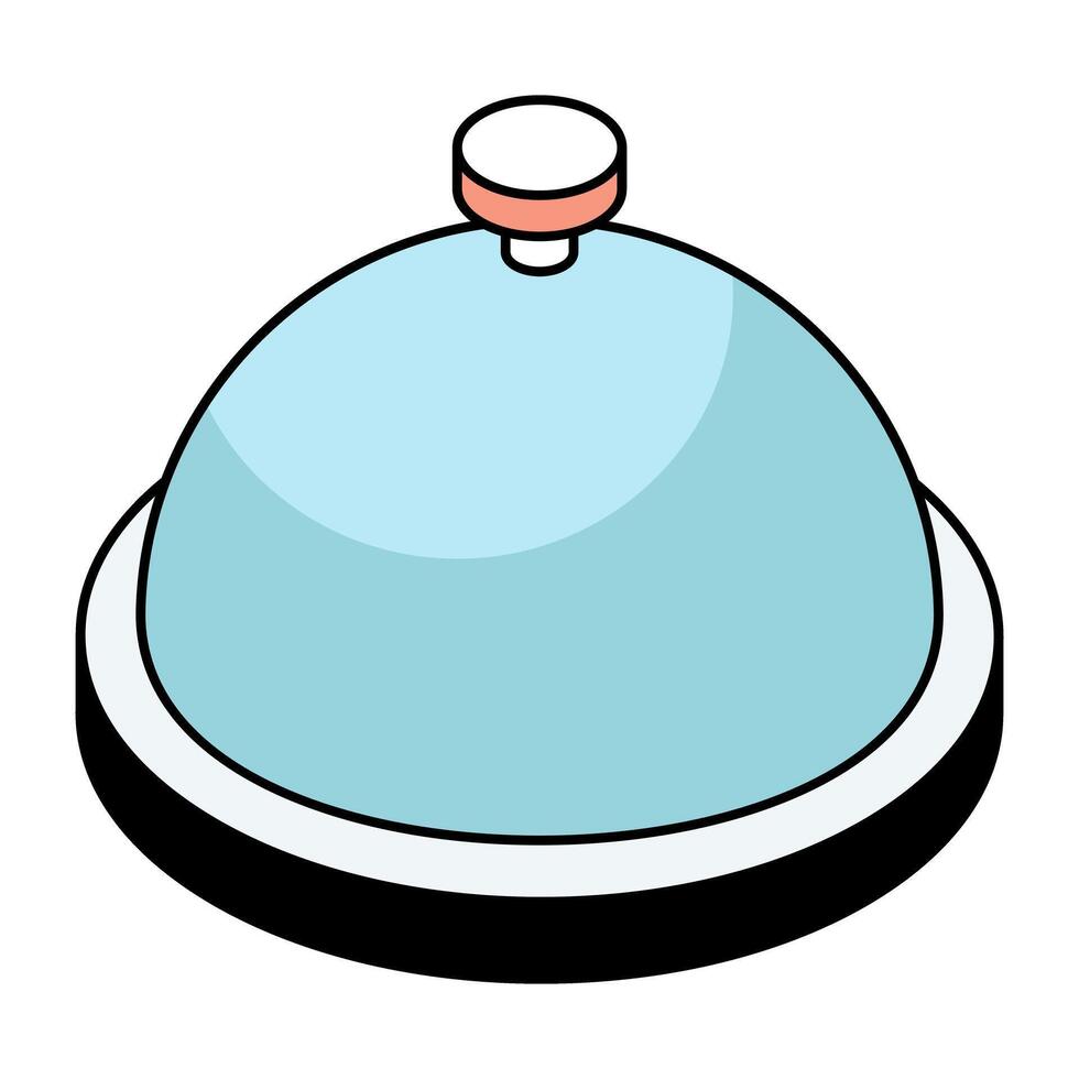 Creative design icon of food dish vector
