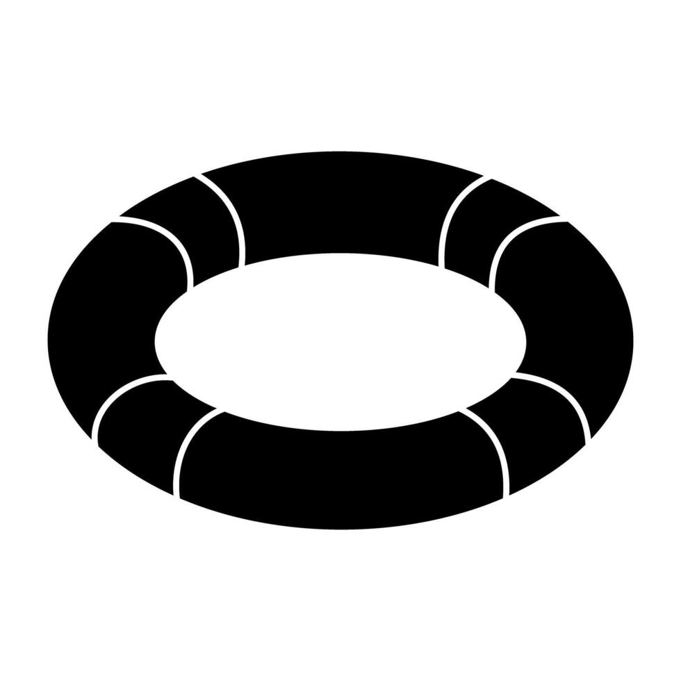 A beautiful design icon of lifebouy vector