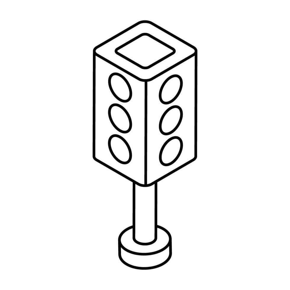 Perfect design icon of traffic signs vector