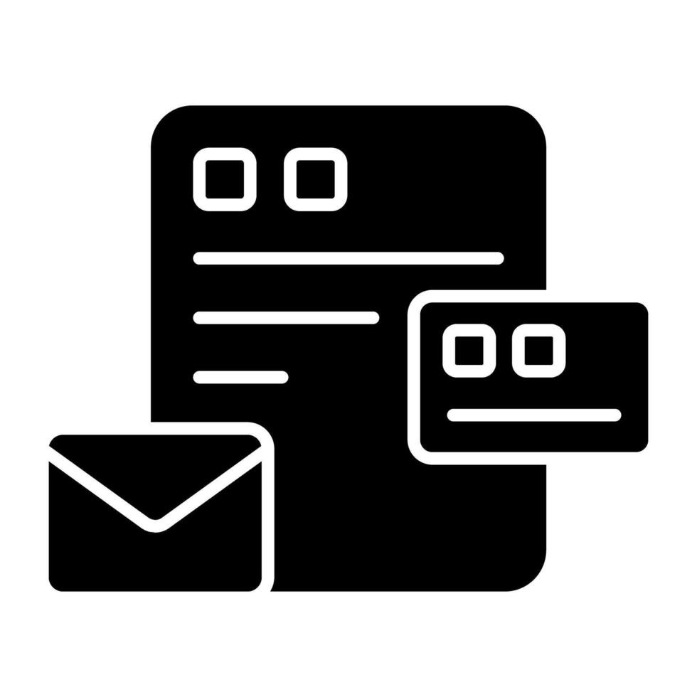 Creative design icon of mail vector