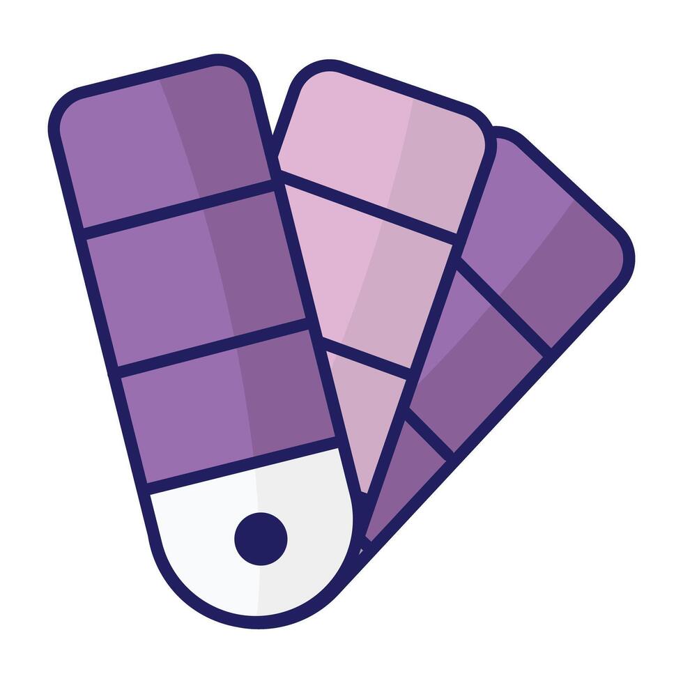 A creative design vectors of paint swatches