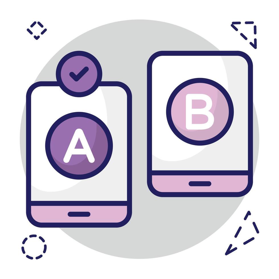 Vectors design of ab test