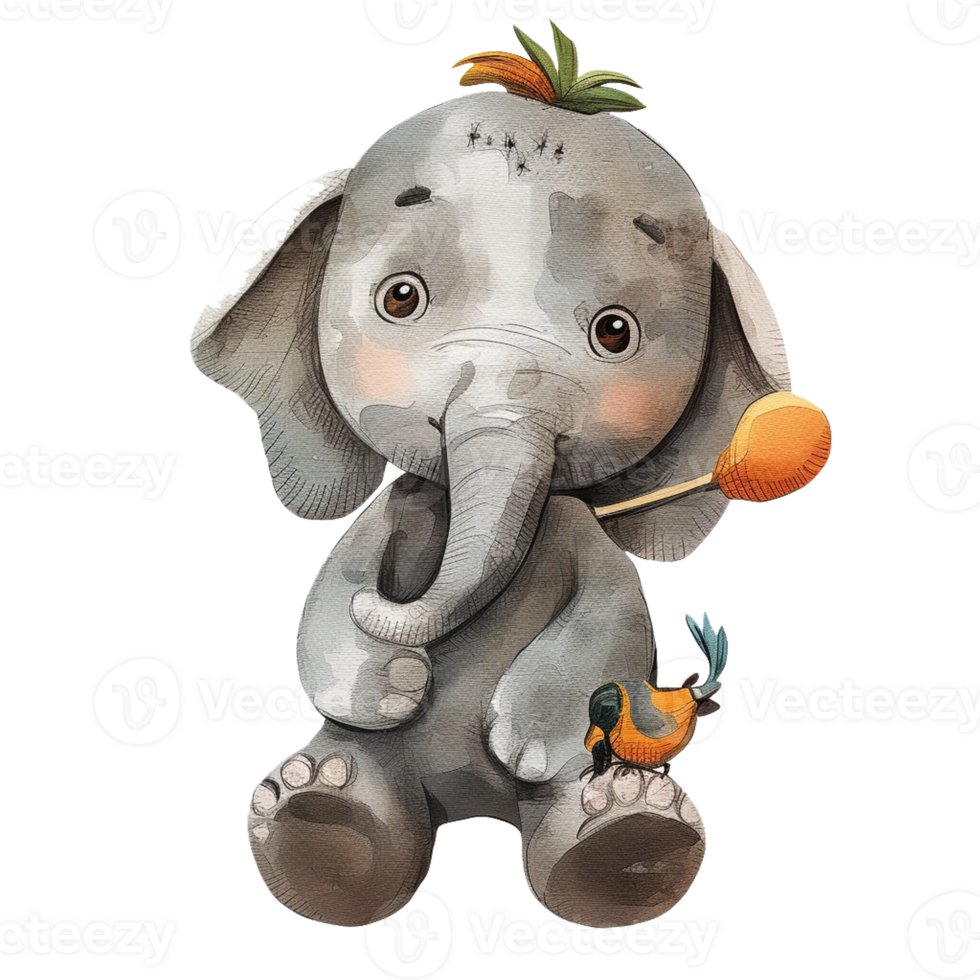 cute cartoon elephant png