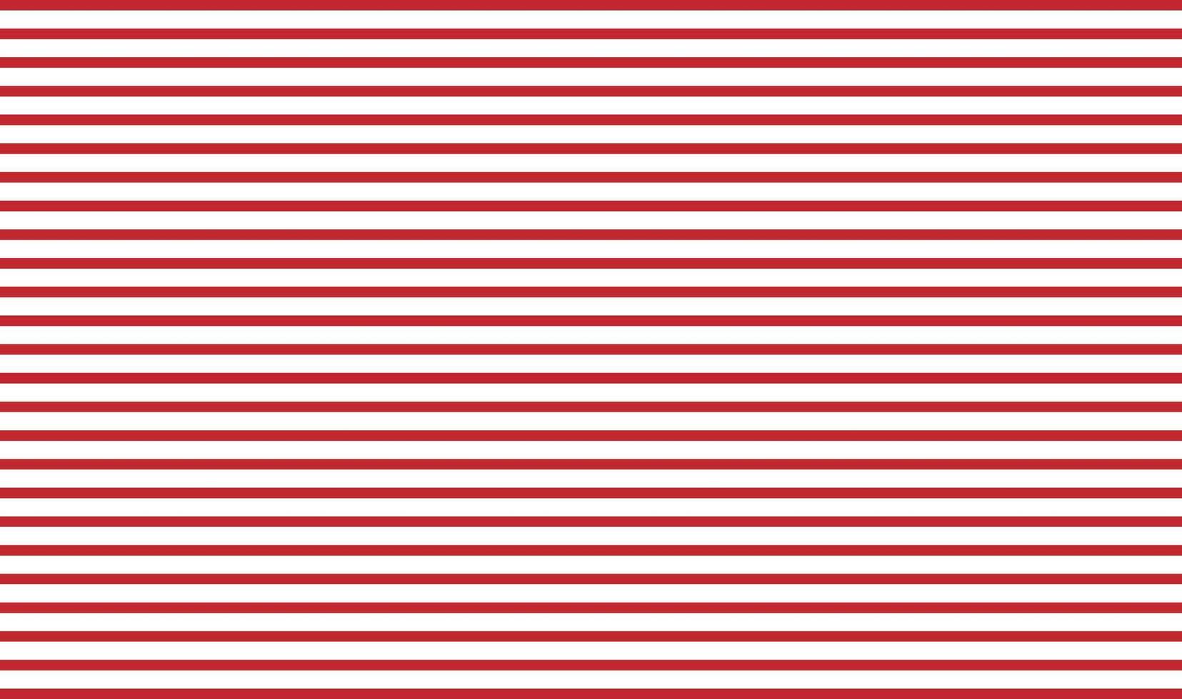 Red striped horizontal on white background vector