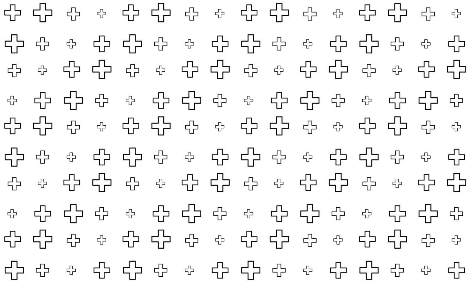 Cross plus pattern seamless vector