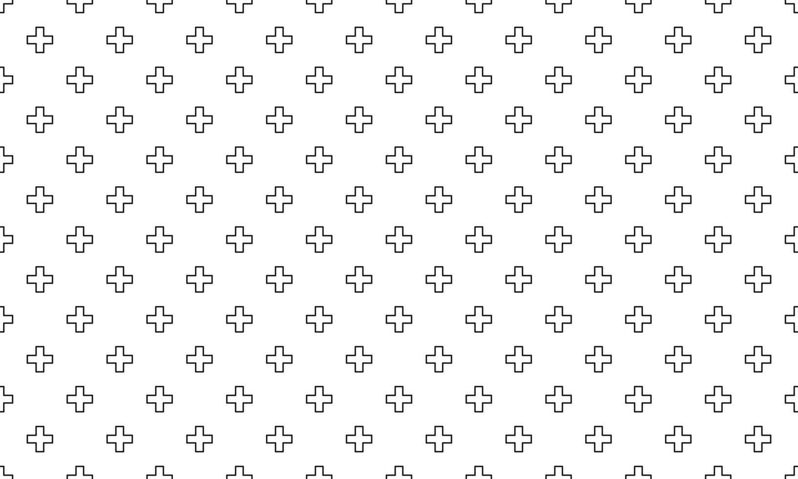 Cross plus pattern seamless vector